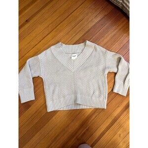 Abercrombie & Fitch Womens V Neck Knit Sweater Size Large